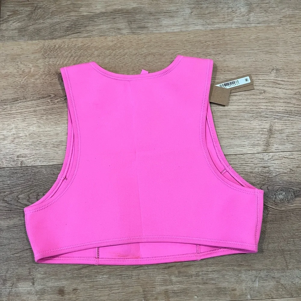 💖SKIMS SPORT SWIM HIGH NECK BIKINI TOP IN TAFFY S